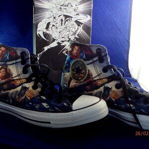 Converse DC Comics Trilogy High Top Chucks - 6.5M/8.5W